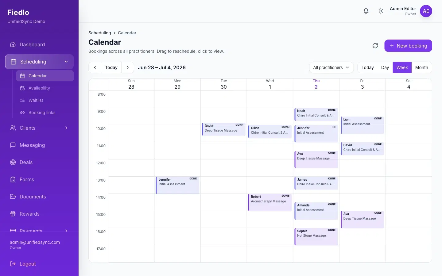 Scheduling & Calendar